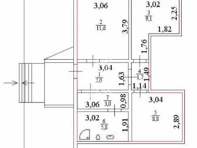 Коммерческая 45 м², Партенит — миниатюра 40