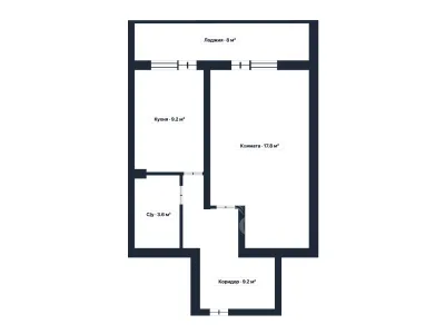 1-к квартира 47.8 м² 1/14 эт., Юбилейная — миниатюра 11